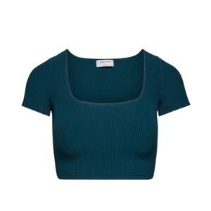 Aritzia Babaton Sculpt Knit Squareneck Top